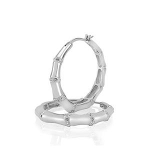 Nic and Sid Swarovski Small Hoop Earrings